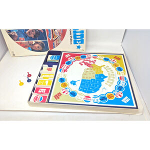 LANDSLIDE Board Game 100% COMPLETE 1971 Vintage Parker Brothers Politics power
